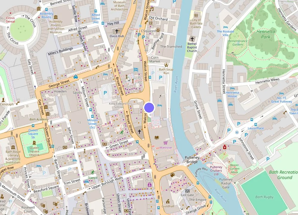 Map: DoubleTree by Hilton Bath